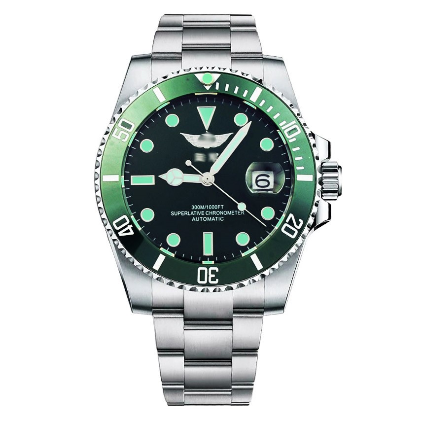 绿水鬼机械表，陆版，深度300米防水，男式手表腕表正品！ 陆款