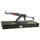 纯金属AK47步枪模型，1:3比例，AK47模型，折叠托！
