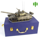 中国99式主战坦克模型，1:30古铜色！军事模型礼品，九九坦克模型，99坦克模型
