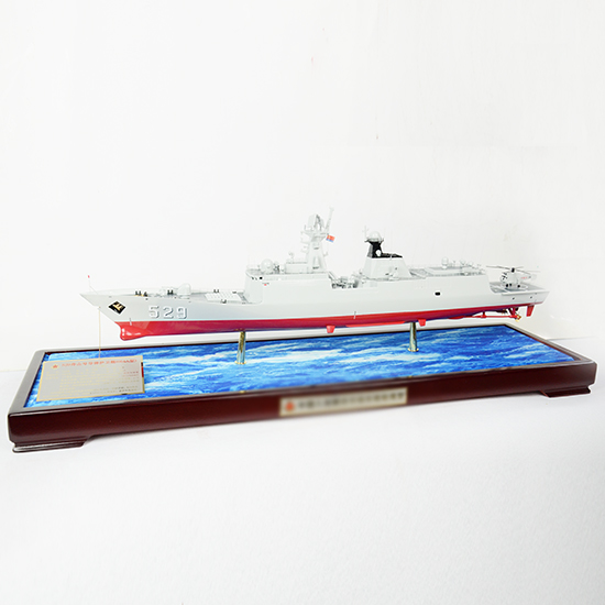 529舟山号导弹护卫舰模型 1:200 舰船模型 国防教育展览舰艇模型