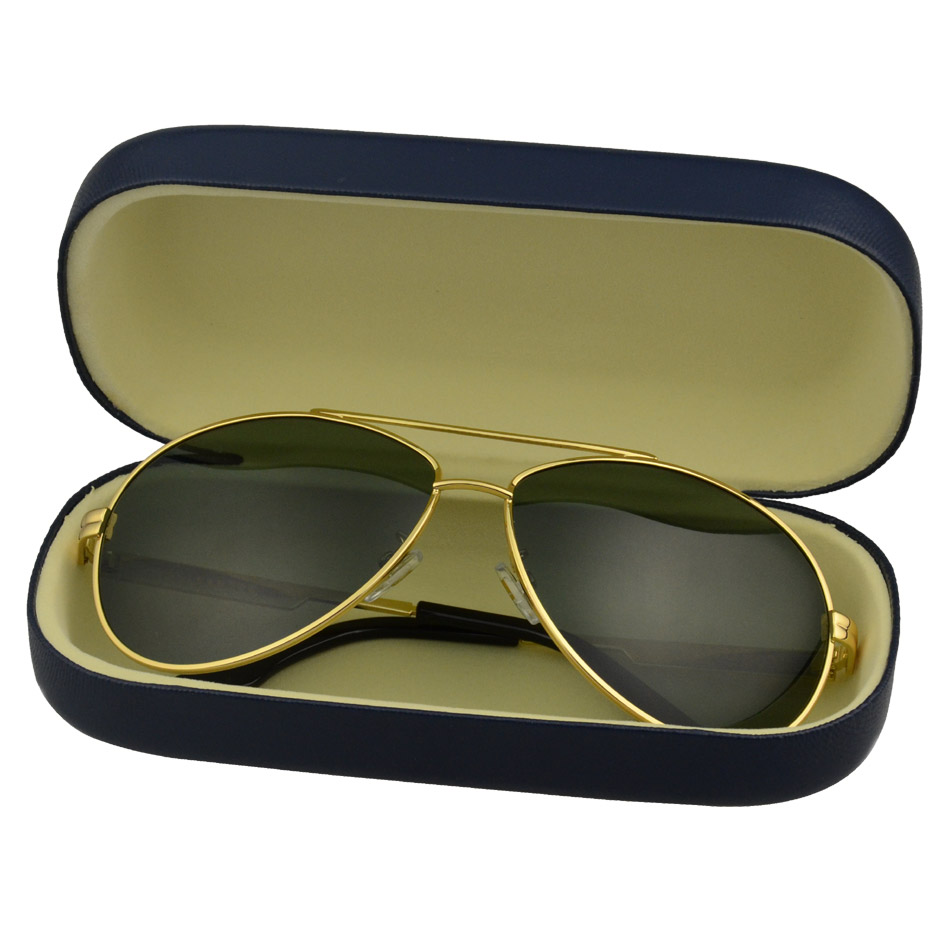 飞行员眼镜，大蛤蟆镜，偏光太阳镜，户外眼镜金色和黑色边两种颜色