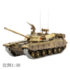 中国99式主战坦克古铜1:30模型，合金仿真静态观赏品模型，国防教育展览车辆模型