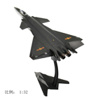 歼20隐形战斗机模型1:32比例，大尺寸合金仿真飞机模型，国防教育展览模型